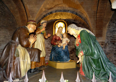 336 Madonna della pappa di G. Mazzoni 1480 ca.